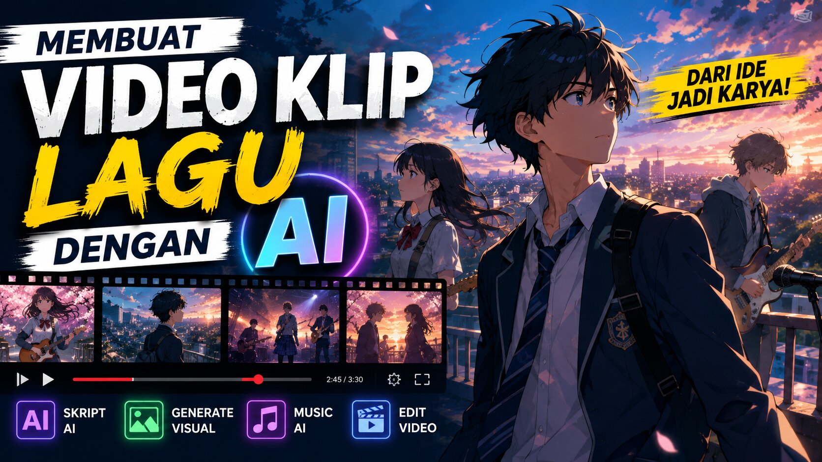 Membuat Video Klip Lagu dengan AI